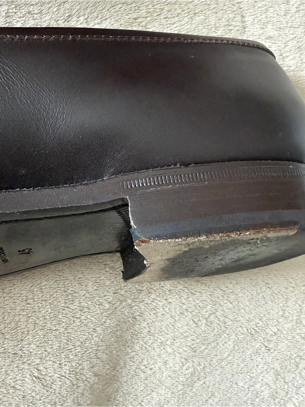 Men's Dark Brown Leather Penny Loafers